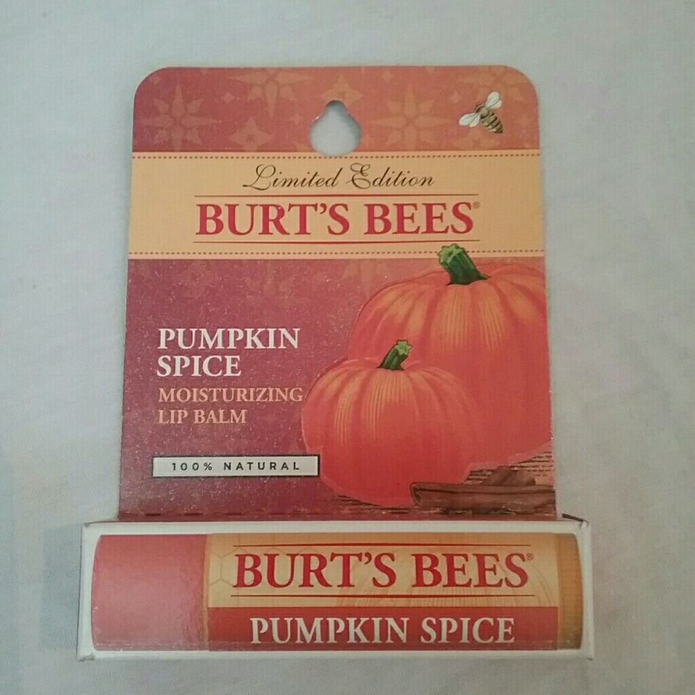 3/$20 LAST Limited Edition Burt's Bees Pumpkin Spice